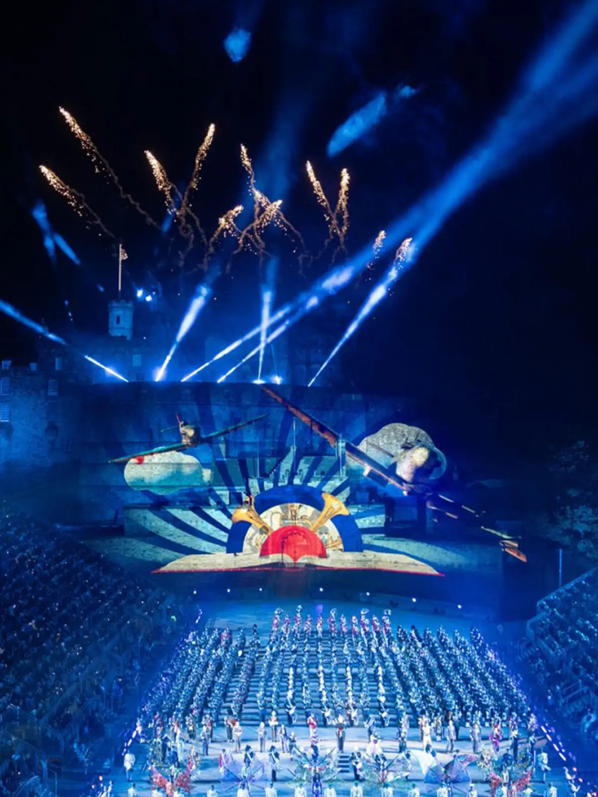 An event stage designed by Kate Dawkins